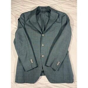 SuitSupply Sz 54R 44 US Silk Wool Linen LaSpalla